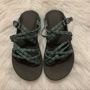 Chaco Women’s Size 8 Green Zong Ecotread Slip-On Outdoor Sandal